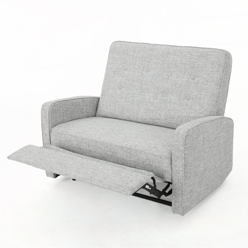 47" Wide Manual Standard Recliner, Light Gray