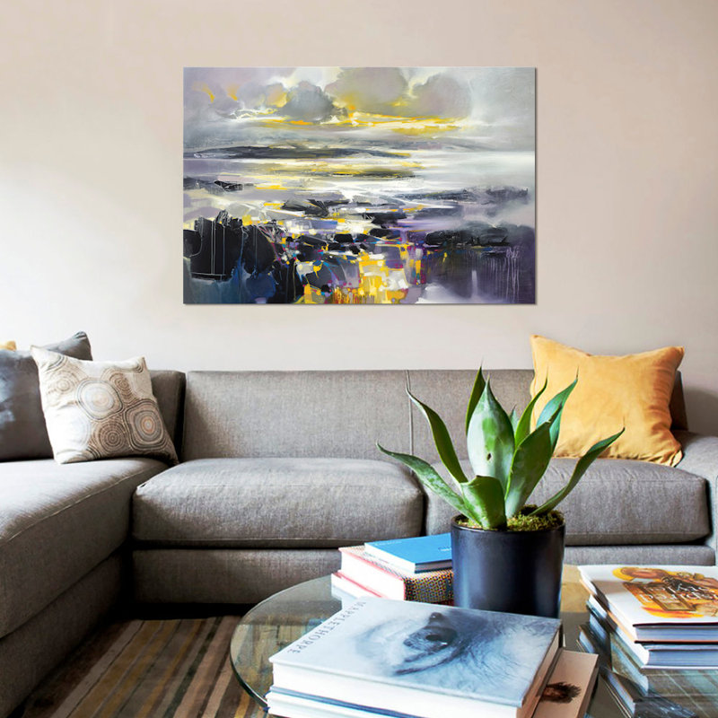 «Matter III», reproduction sur toile, H 12 po x l 18 po x P 1,5 po, Pas de tapis, Toile tendue