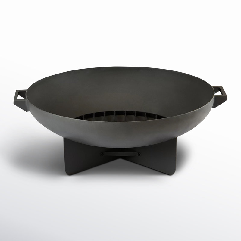 Anson Wood Burning Fire Pit by Real Flame, Gray