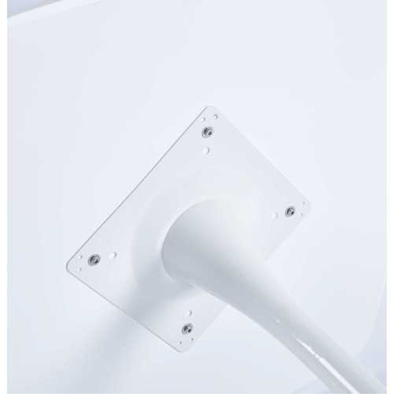 Table de salle à manger 31,5 ", Blanc, H 28,93 po x l 31,5 po x P 31,5 po, Blanc