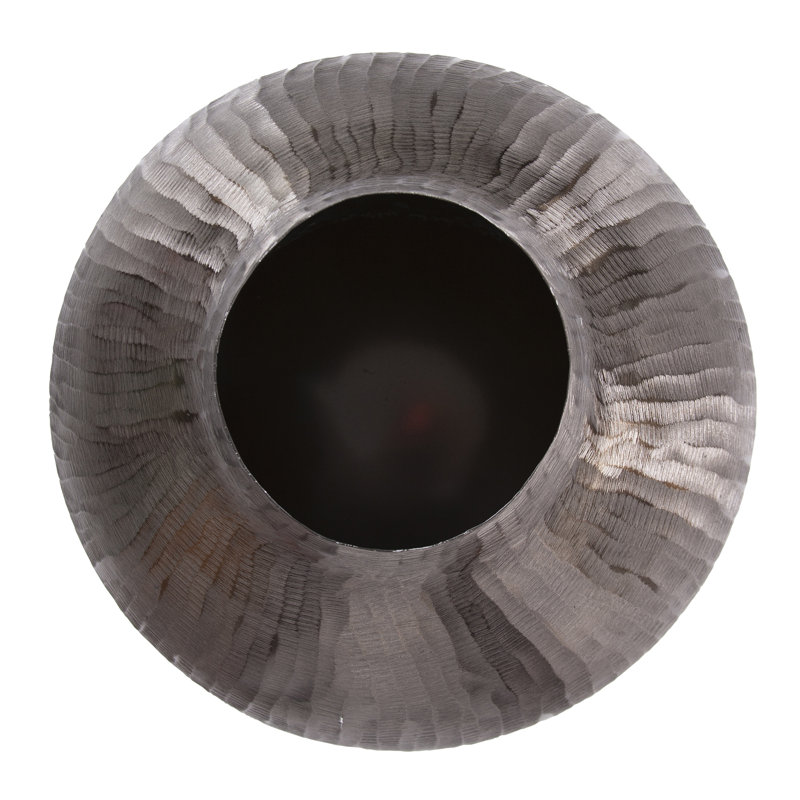 Handcrafted Aluminum Table Vase