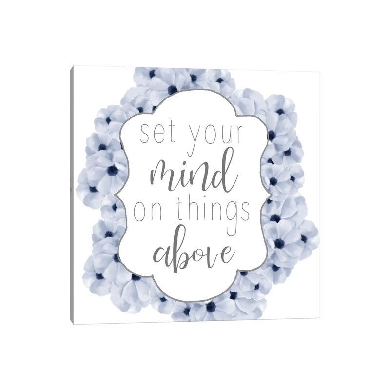 Set Your Mind by Ann Bailey - Wrapped Canvas Print, 30.48 cm H x 30.48 cm W