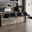 Set of Bar Stools, Velvet Upholstered Fabric Counter Stool With Solid Metal Frame and Velvet Low Back Armless-1295145836-1295145830-1295145829