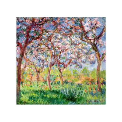 Printemps a Giverny par Claude Monet - Estampe numérique