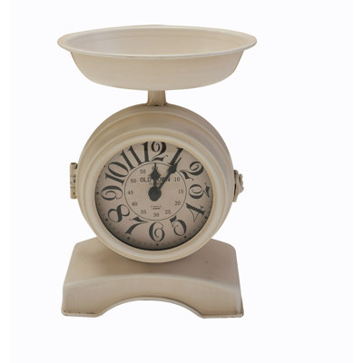 Analog Oak Wood Electric Tabletop Clock in