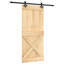 Porte coulissante avec quincaillerie Vidaxl-112703610-112703609