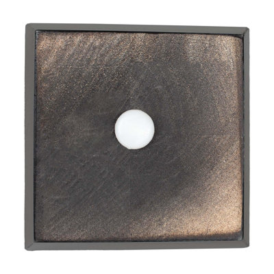 2-3/4 In. X 4-3/8 In. Stained Espresso Solid Hardwood Square Bun Foot (4-Pack)