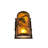 Rustic Lodge Flush Mounted Sconce-125013074-125013073