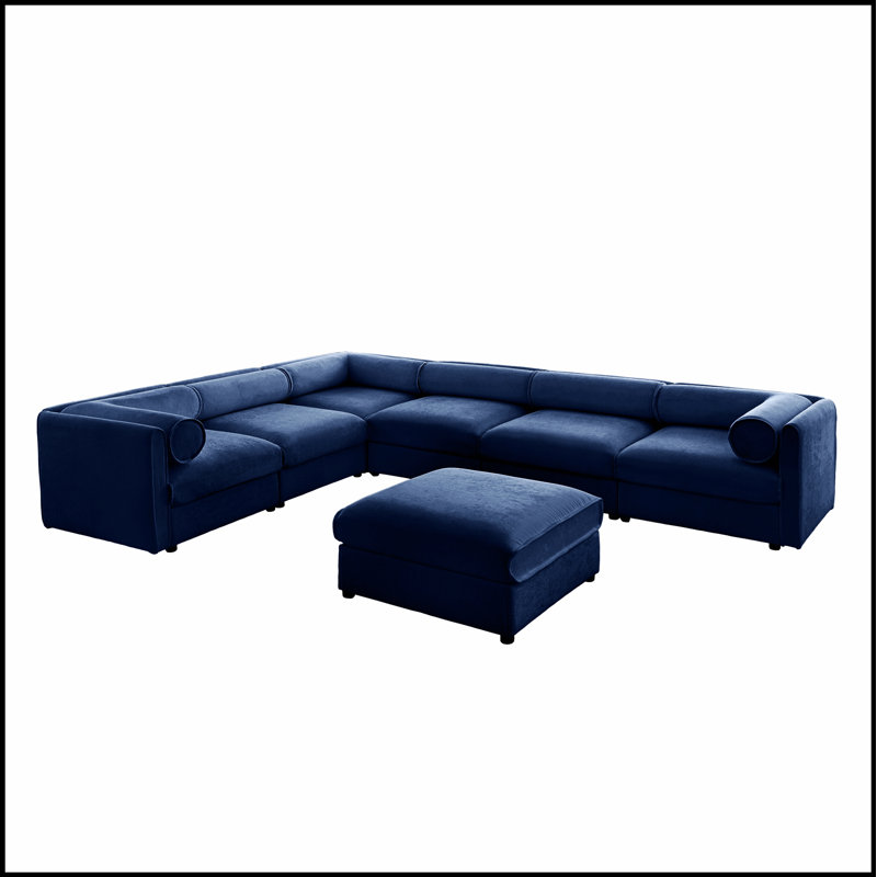 Canapé modulaire confortable avec rangement et conception ergonomique pour le salon