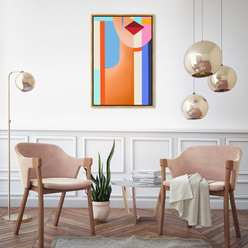 Abstract Shaped Lady III Print, Wrapped Canvas, 54" H x 36" W