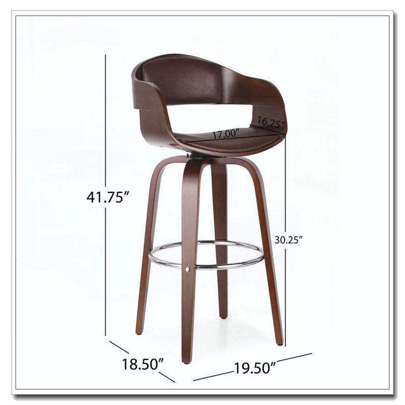 Tabouret de bar, Marron foncé