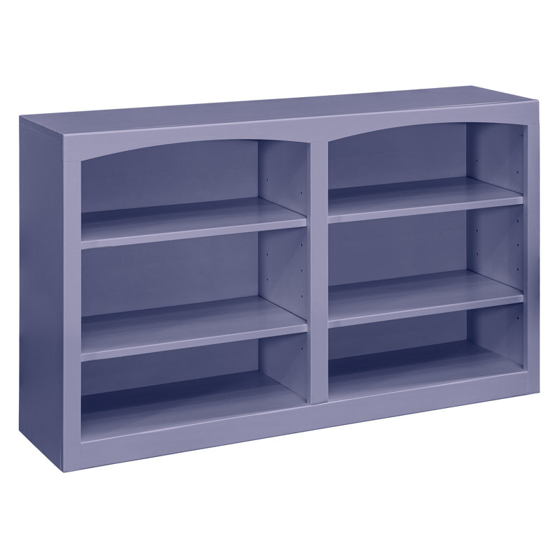 Bibliothèque en bois massif Ostane 30X48, Bleu Wedgewood