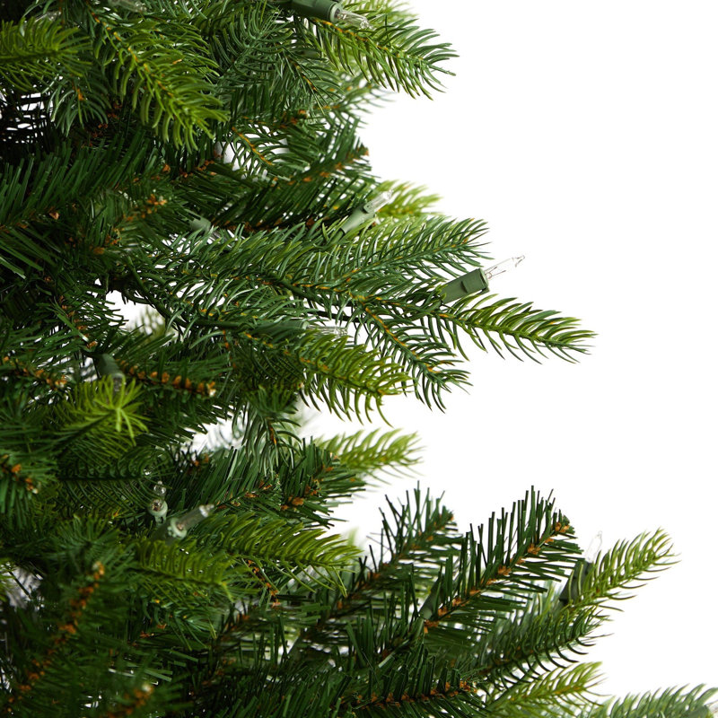 Lighted Artificial Christmas Tree, 6' H