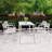 Indara Rectangular Metal Outdoor Dining Table , 47.2'' in. W 23.6'' in. D