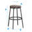 Deanna Backless Metal Swivel Stool-2072213545-2102353661