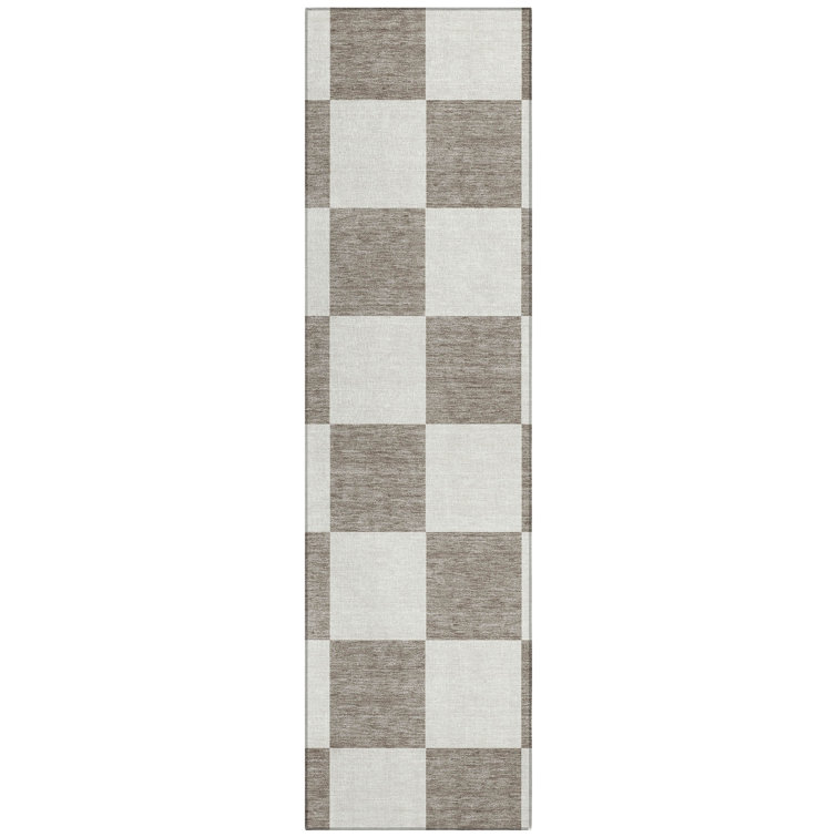 Machine Washable Indoor/Outdoor Braegger ACN2345 Geometric Rug