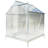 Polycarbonate Greenhouse, Heavy Duty Outdoor Aluminum Walk-In Green House Kit With Rain Gutter, Vent And Door For Backyard Garden-128848477-128848472