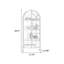 Blanc massif + vitrines en bois manufacturé