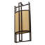 Gore Steel LED Flush Mounted Sconce