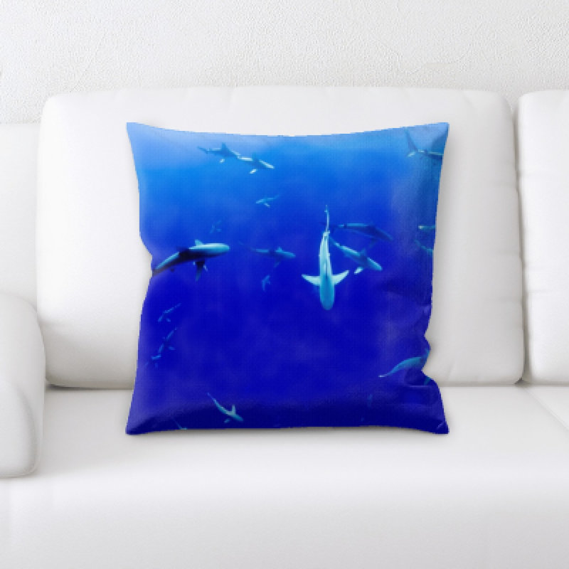 Go Pro Microsuede Reversible Throw Pillow