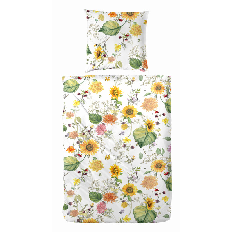Dygert 144 TC Duvet Cover Set, 155 x 220cm Duvet Cover Set + 1 pillowcase 80 x 80