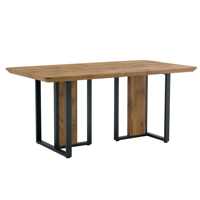 Rectangular Dining Table (Wood), Wood/Black
