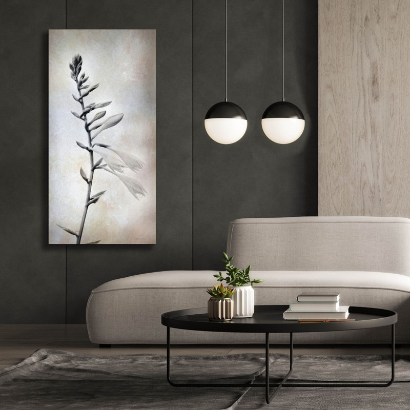 Toile épique «Hosta Blossoms 1» par Lori Deiter, graffiti épique, 30 po x 60 po