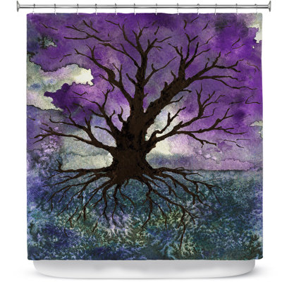Rideau de douche simple Tree Of Life