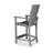 Modern Adirondack Counter Chair in White