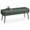 Banc de rangement en cuir