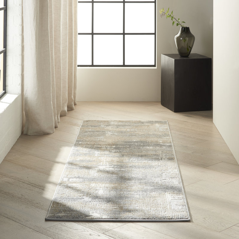 Rush Abstract Area Rug, Runner 69 x 221cm