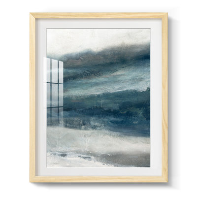 Aerial Scarlet II Framed Print