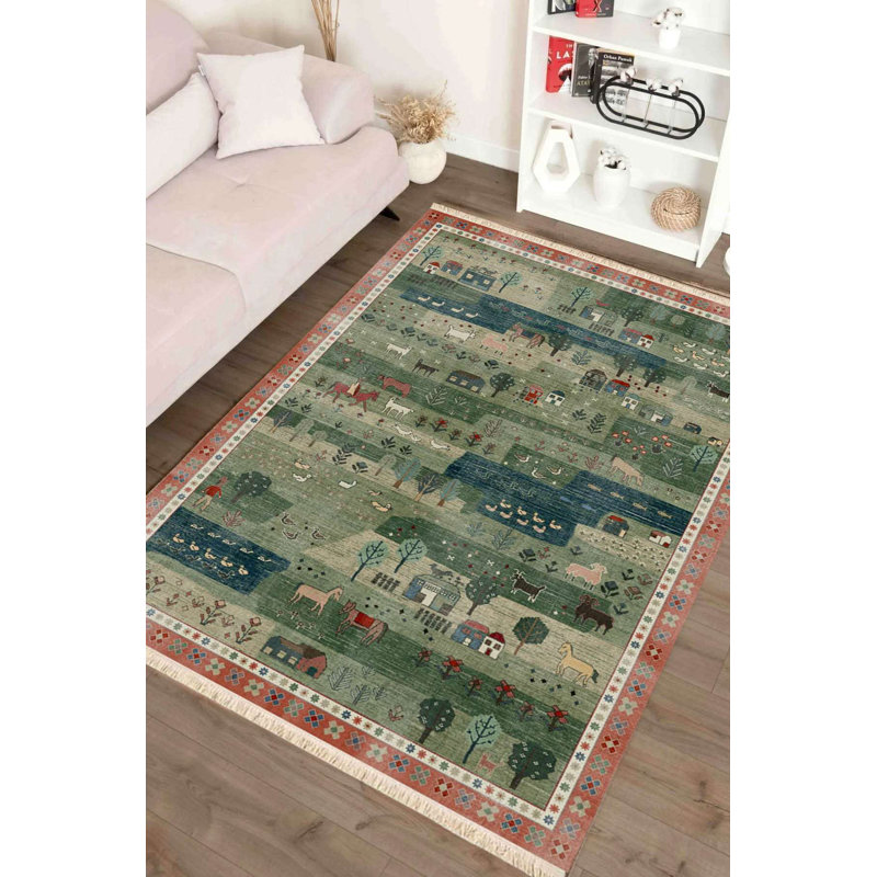 Tapis d'intérieur / extérieur ims Whimsical Farmstead