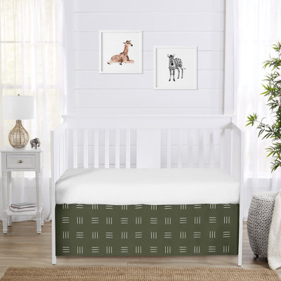 Geometric Crib Dust Ruffle