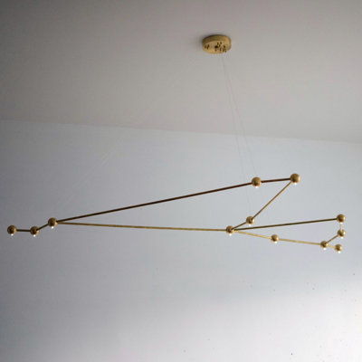 12 - Light Unique Geometric Chandelier