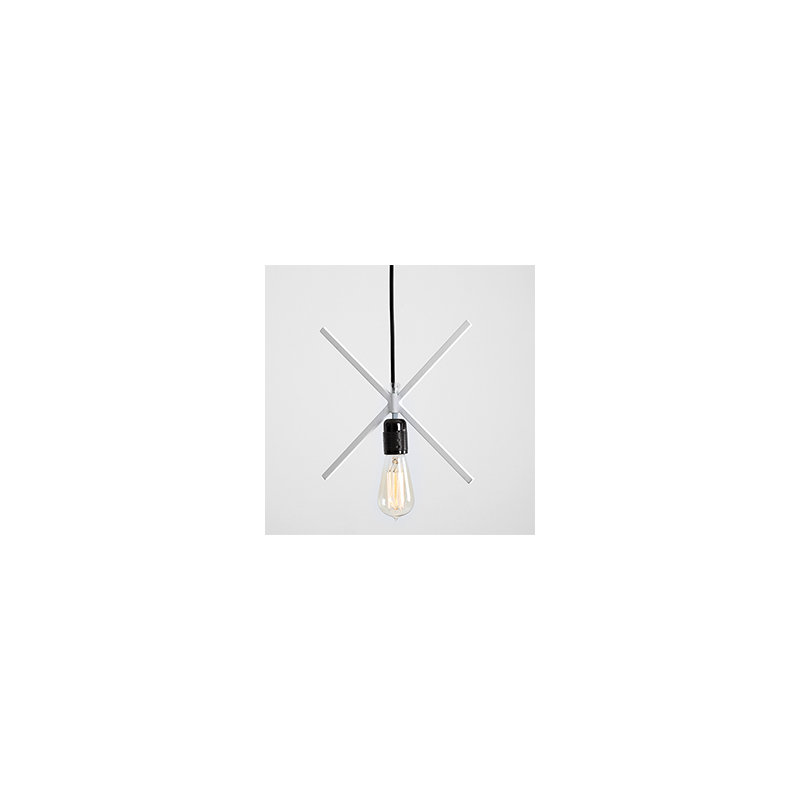 1 - Light White Unique/Statement Pendant, White