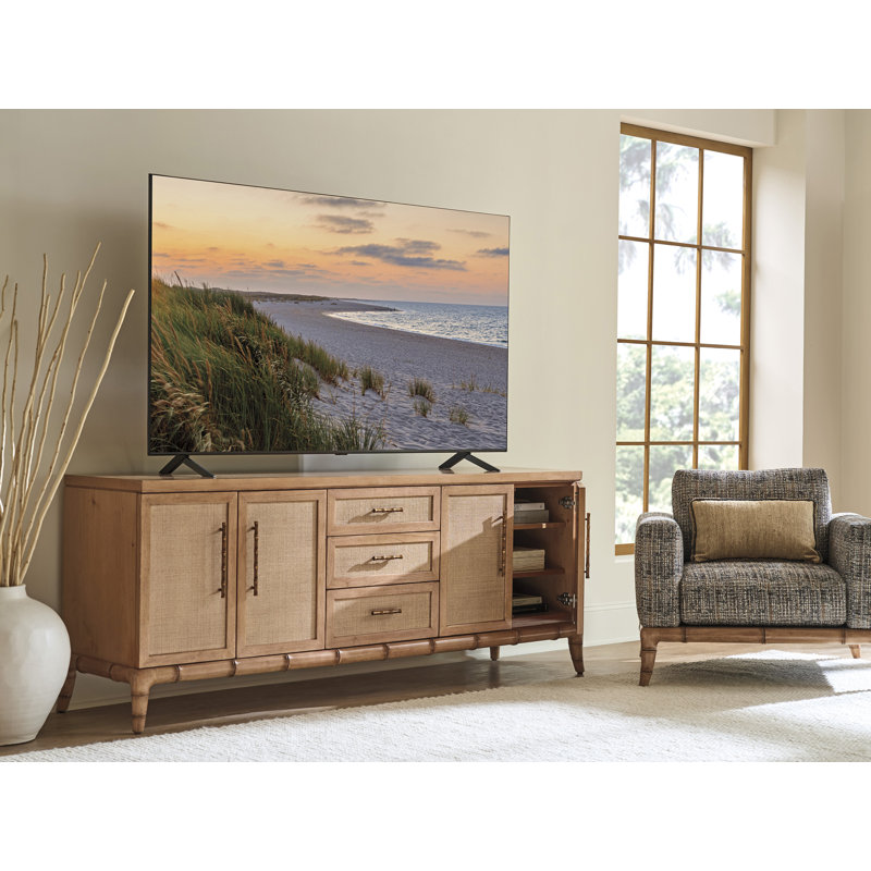 Key Biscayne Raffia TV Stand