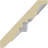 2 3/4"H x 2 3/4"P x 3 7/8"F x 94 1/2"L Dentil Crown Moulding