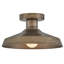 Plafonnier encastré extérieur bronze bruni Forge
