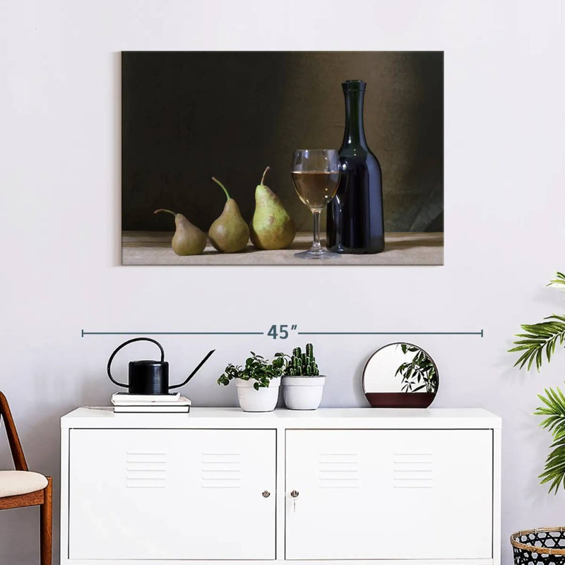Yarlin Wine and Pears, 24" H x 36" W