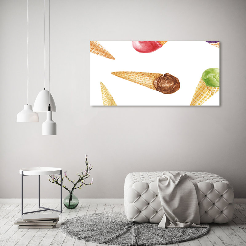 Ice Cream - Wrapped Canvas Print