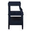 Table de chevet bleu marine avec grand espace de rangement et plateau escamotable de rangement minuit-2052170167