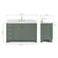 Meuble-lavabo simple en bois massif 54 po gris Freitas avec plateau en quartz blanc Carrara 1,5 po, évier central-421849344-489904031-421849346