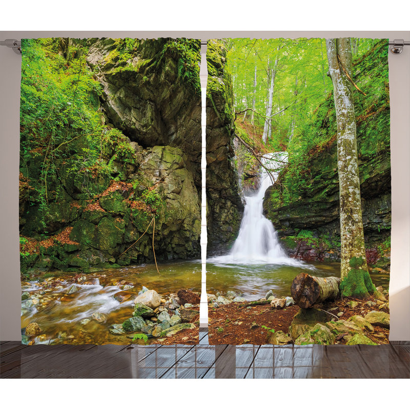 Semi Sheer Curtain Pair, 54" W x 90" L