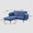 Krimmel Upholstered Reclining Sectional Reversible