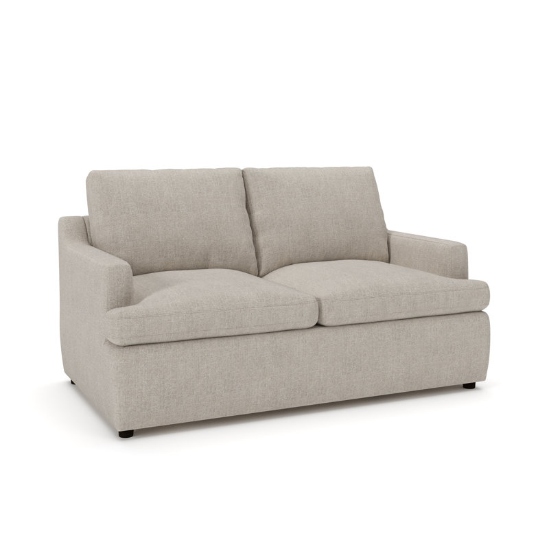 Causeuse rembourrée Essex, Chenille texturée Monique