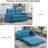 Modern Upholstered Loveseat Sofa Bed with Pull-Out Design-576853909
