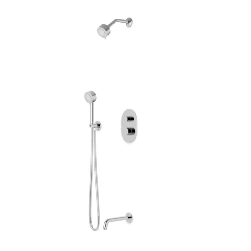 Complete Shower System, Chrome
