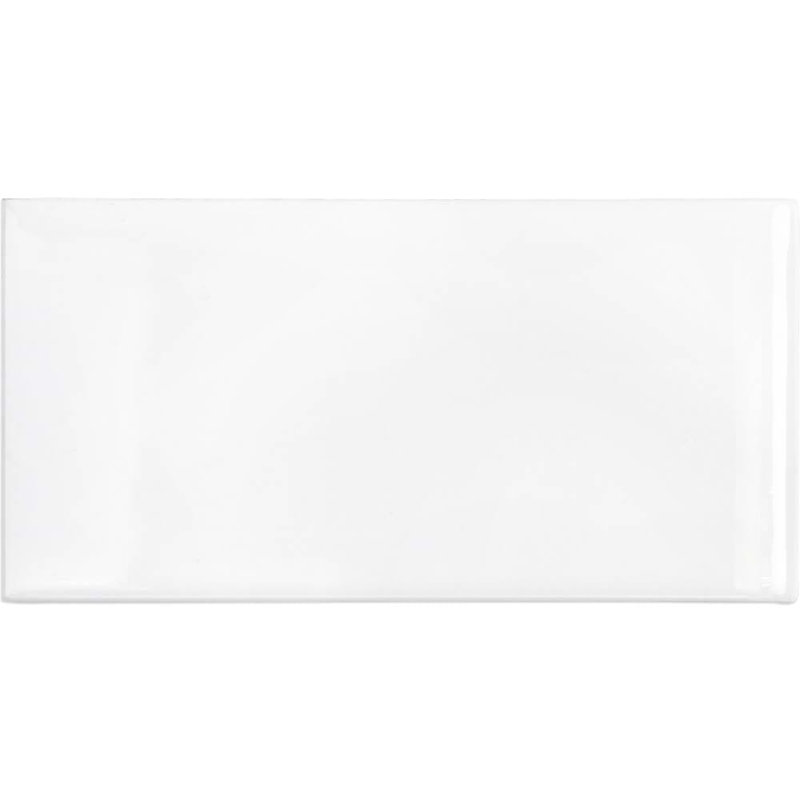 Basic White 3" Bullnose, White Polished