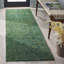 Gabbeh Hand Tufted 20% Cotton/80% Imported Handspun Wool No Pattern Area Rug in Green-950869153